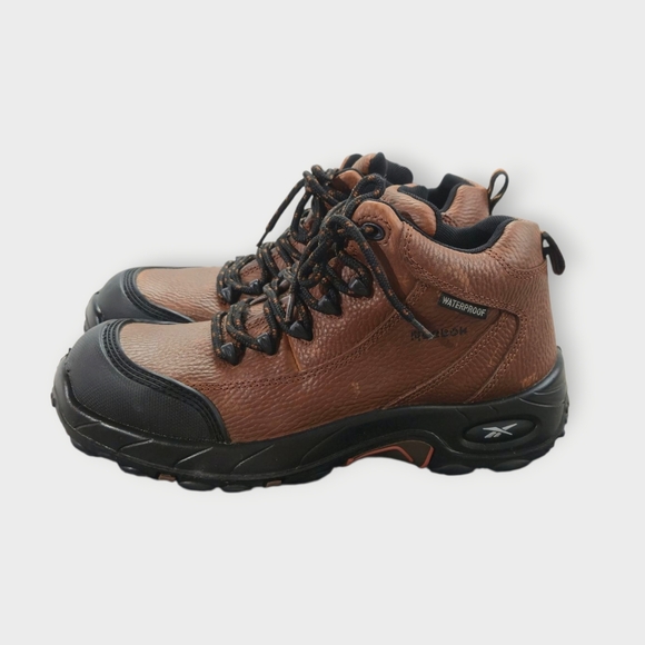 Reebok Tiahawk Women’s Size 8.5 Composite Toe Waterproof Work Boot Brown Rb444 - Picture 5 of 11
